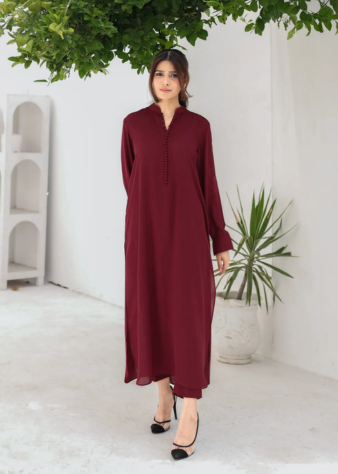 IVA Maroon Solid