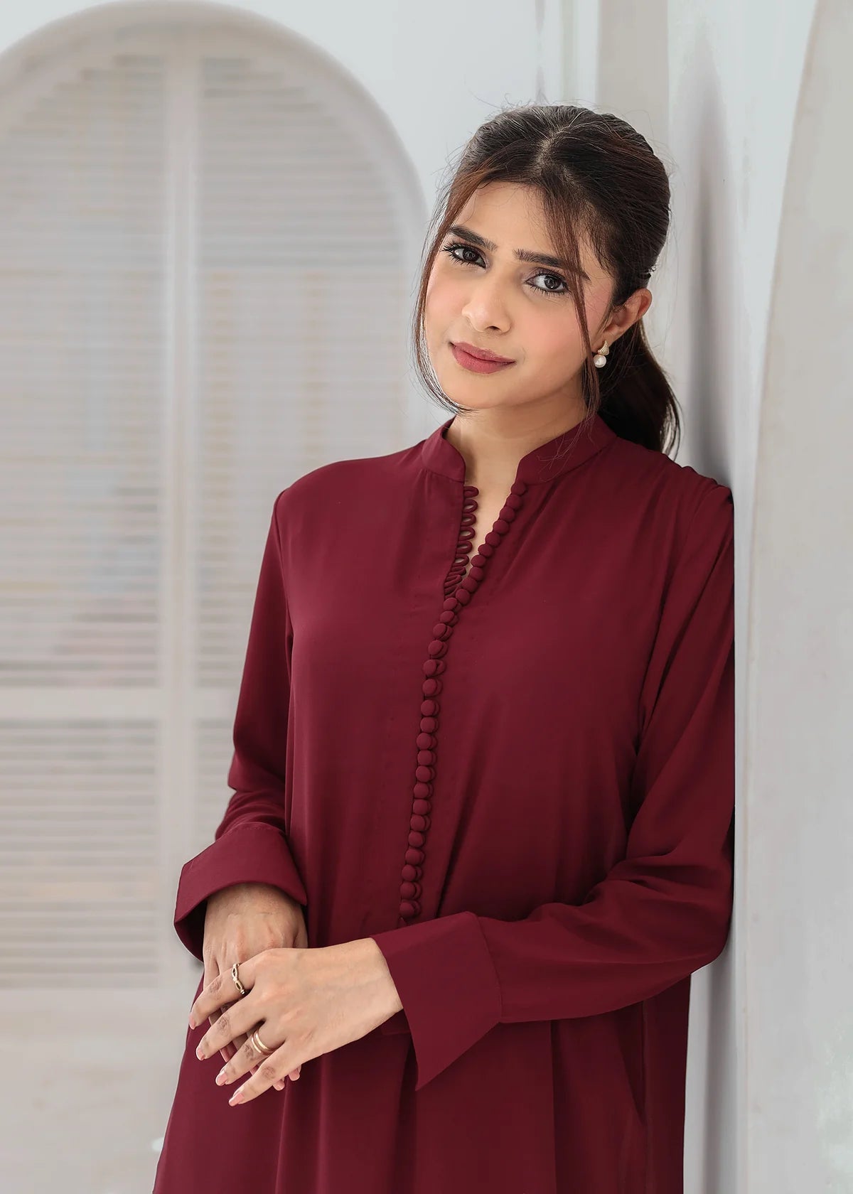 IVA Maroon Solid