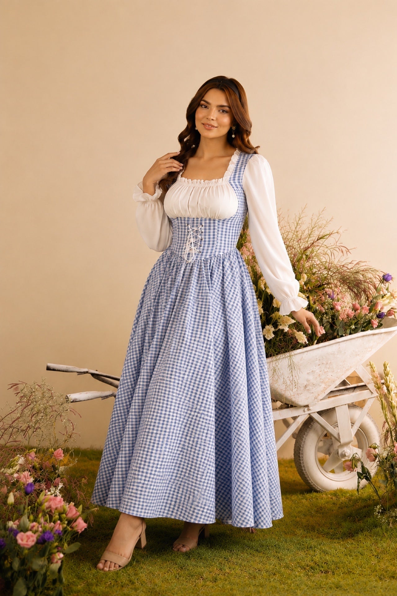 Rosalie Gingham Dress