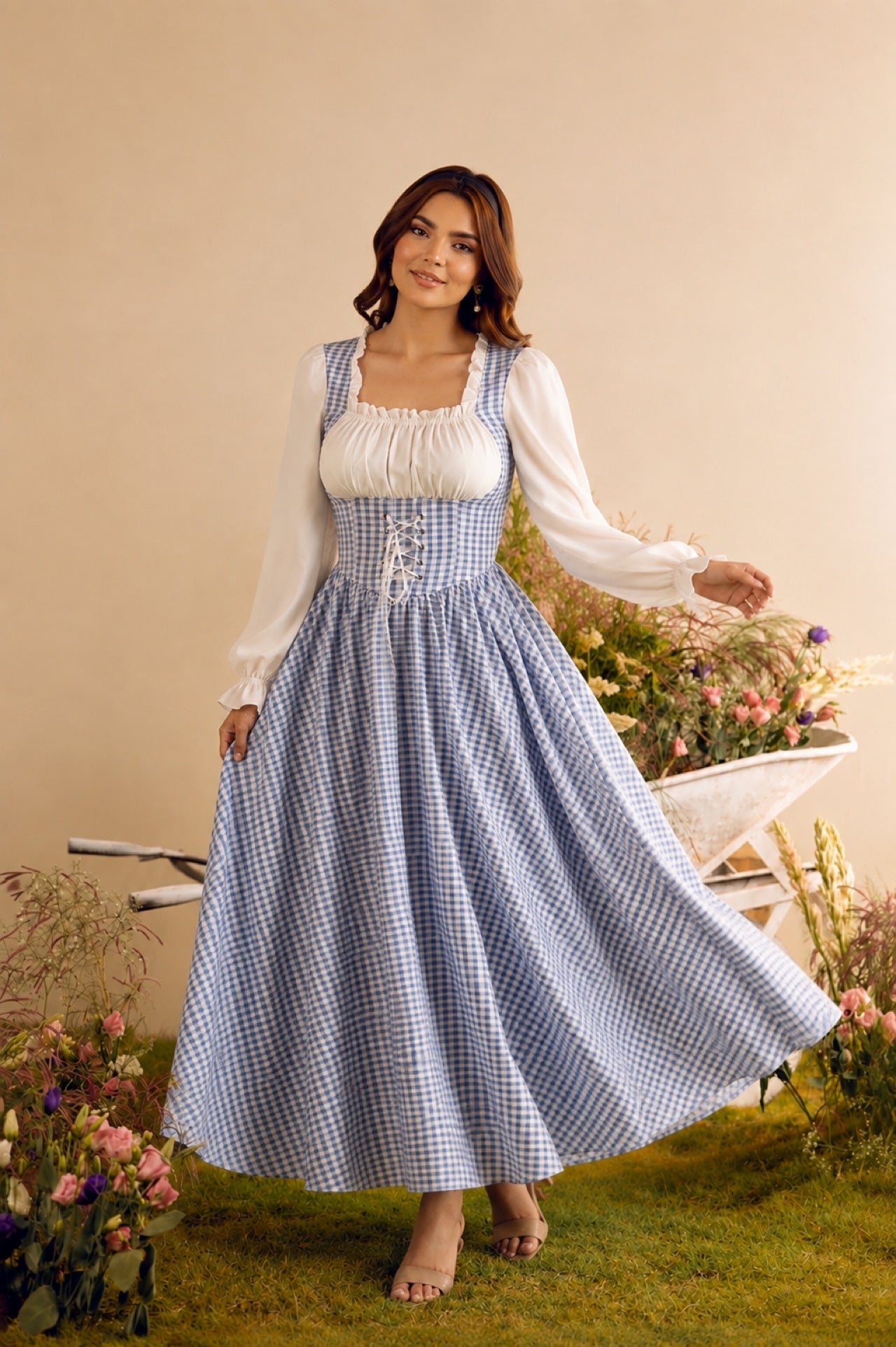 Rosalie Gingham Dress