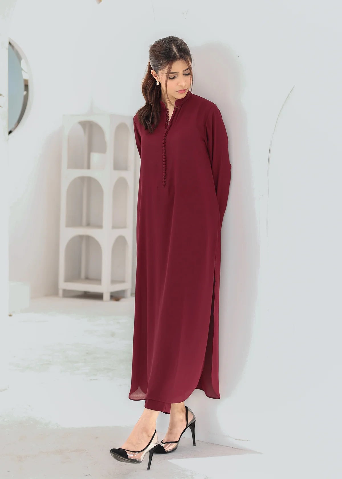 IVA Maroon Solid