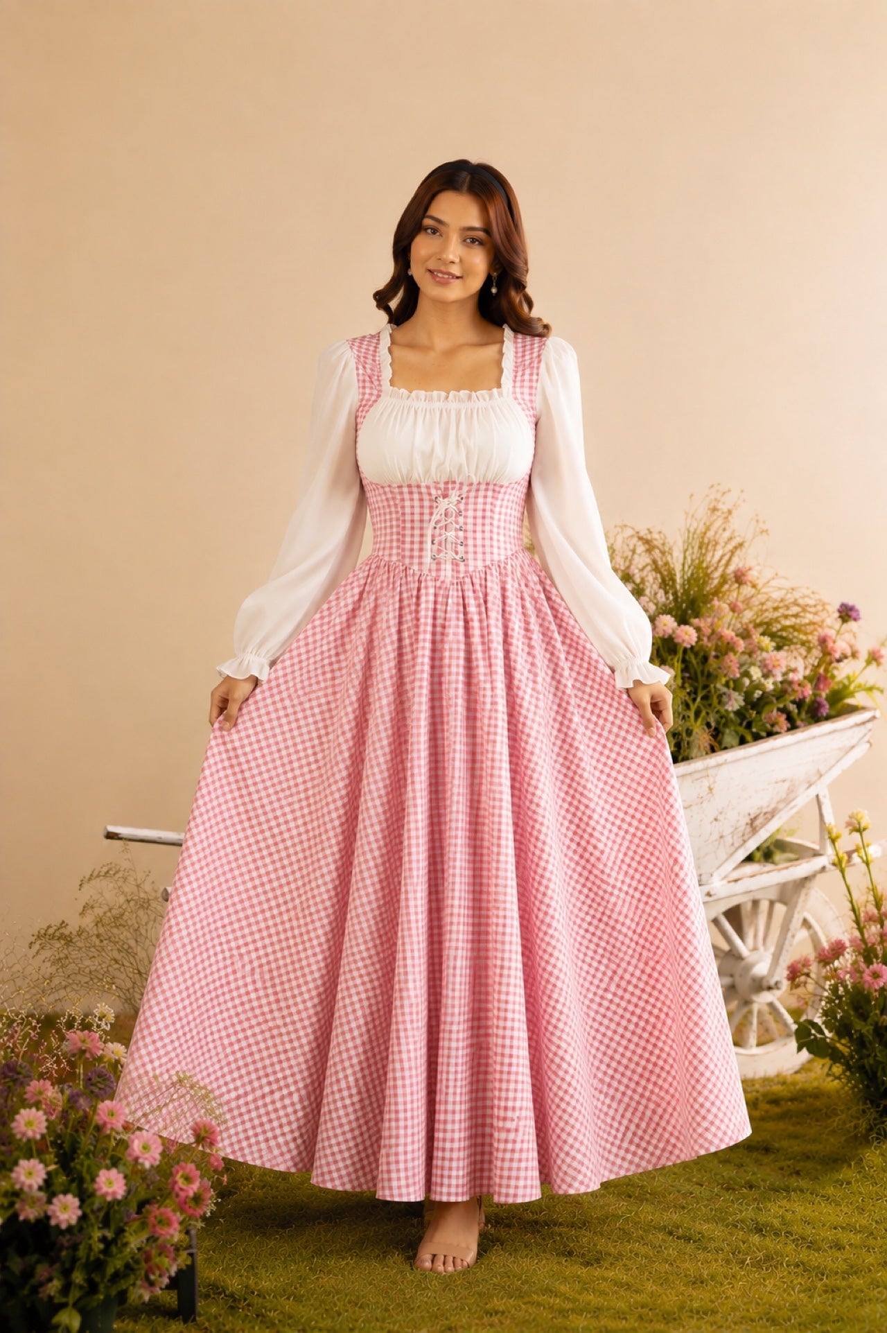 Rosalie Gingham Dress