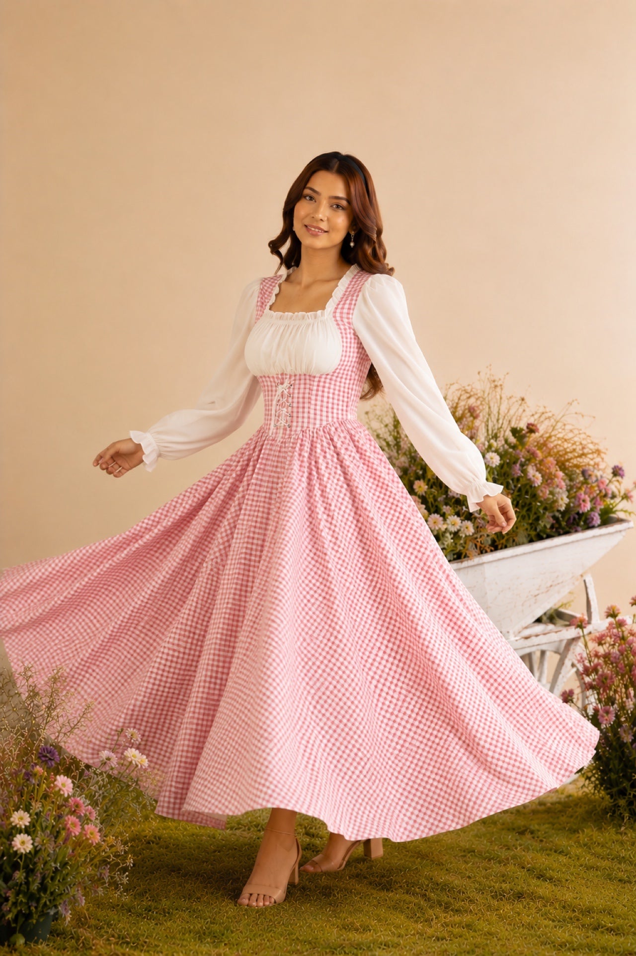 Rosalie Gingham Dress