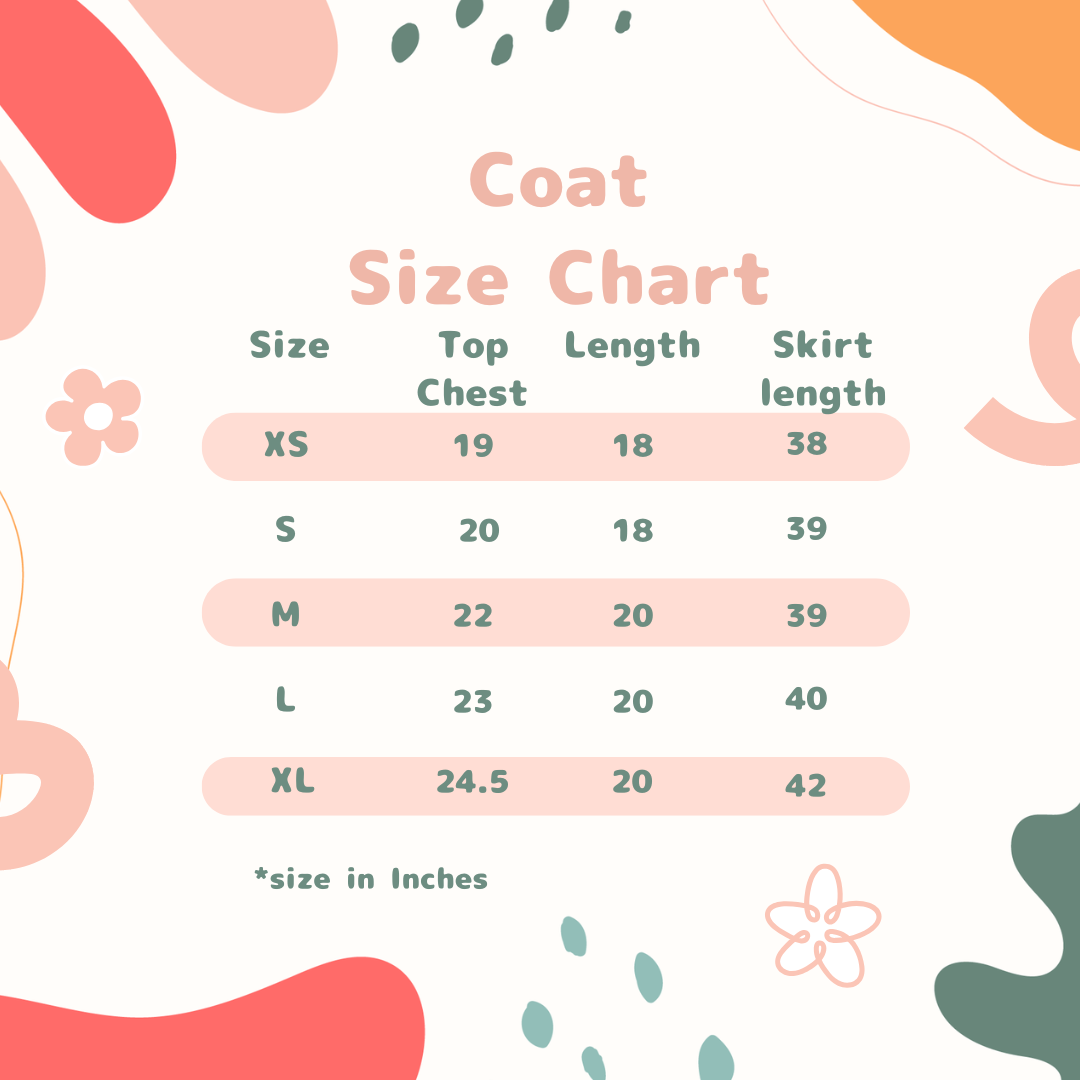 Grey Skirt Top Size Chart